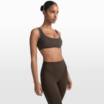 NikeSKIMS RIBBED SEAMLESS MICRO SCOOP BRA - PHOENIX - image 10