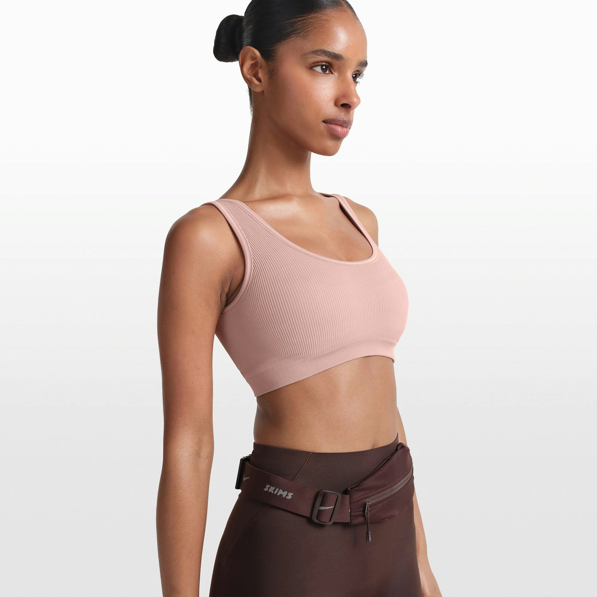 NikeSKIMS RIBBED SEAMLESS SCOOP BRA - HIMALAYAN - image 11