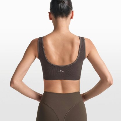 NikeSKIMS RIBBED SEAMLESS SCOOP BRA - PHOENIX - image 19