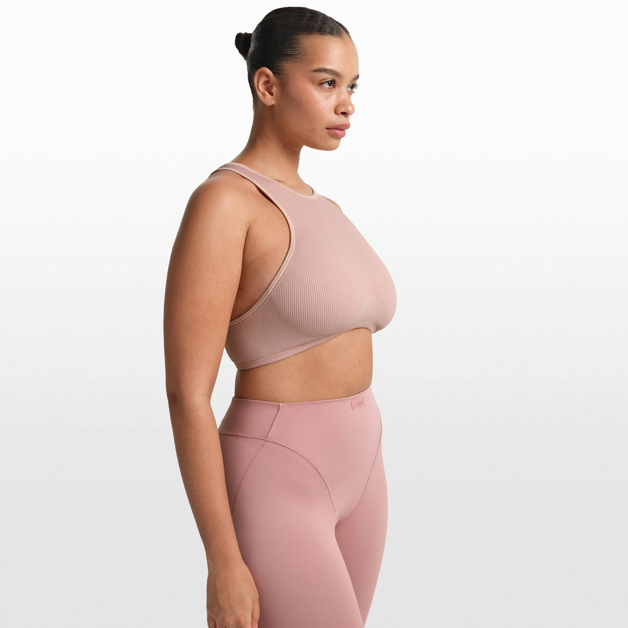 NikeSKIMS RIBBED SEAMLESS RACER FRONT BRA - HIMALAYAN - image 18