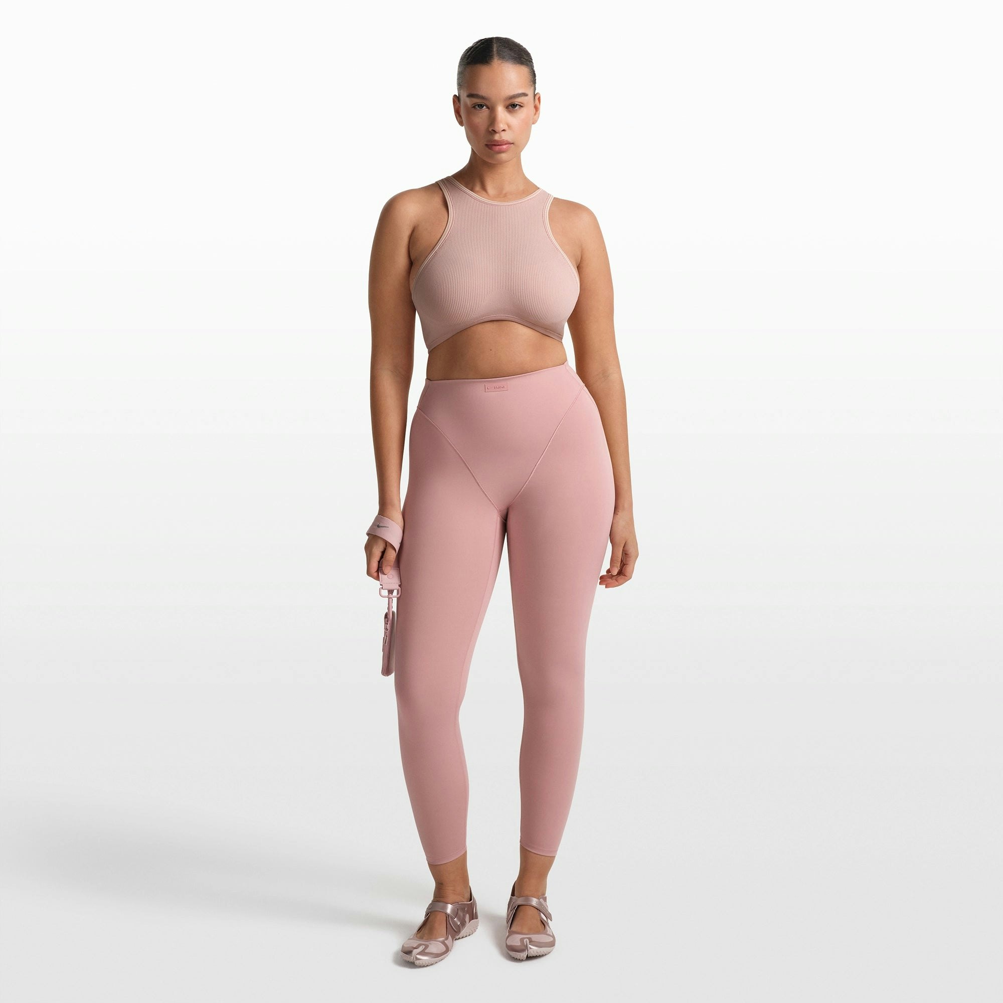 NikeSKIMS RIBBED SEAMLESS RACER FRONT BRA - HIMALAYAN - image 15