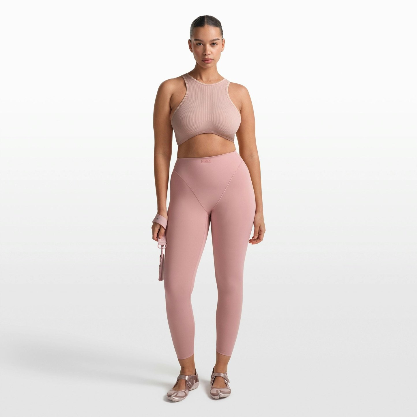 NikeSKIMS RIBBED SEAMLESS RACER FRONT BRA - HIMALAYAN - image 15