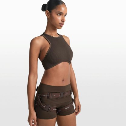 NikeSKIMS RIBBED SEAMLESS RACER FRONT BRA - PHOENIX - image 11