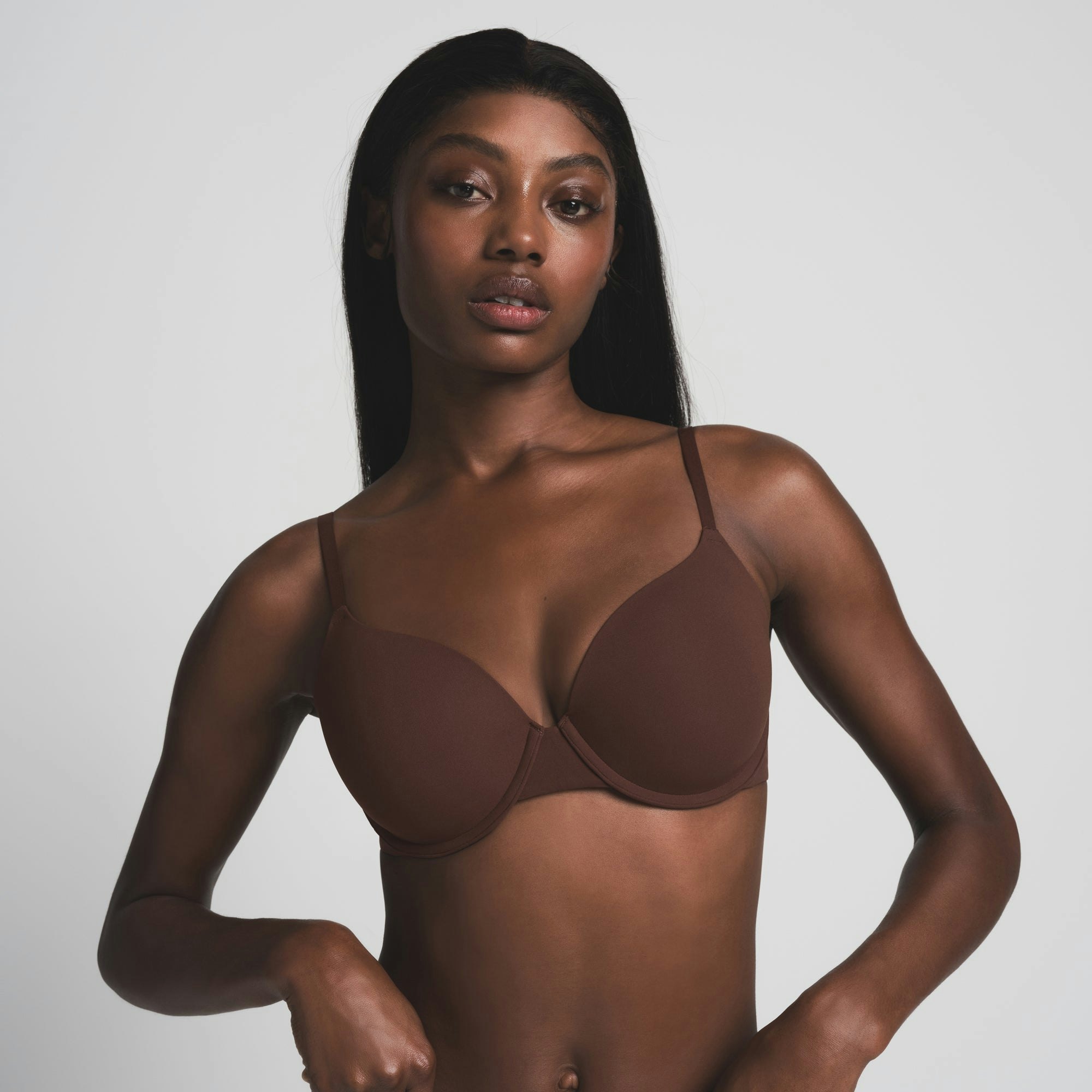 FITS EVERYBODY T-SHIRT BRA - COCOA - COCOA