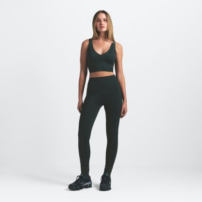 NikeSKIMS MATTE V-NECK BRA TOP - DARK TEAL - image 22