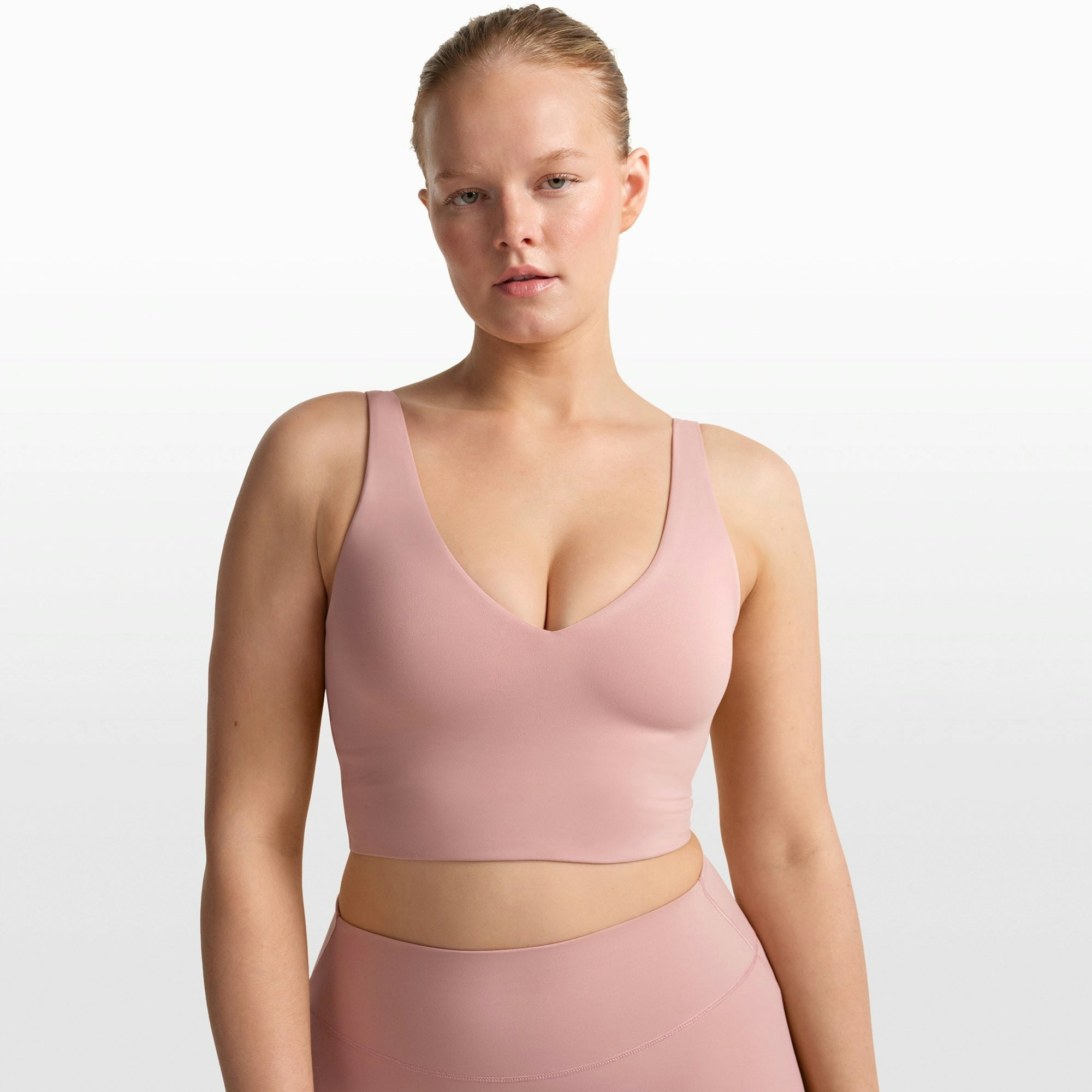 NikeSKIMS MATTE V-NECK BRA TOP - HIMALAYAN - image 46