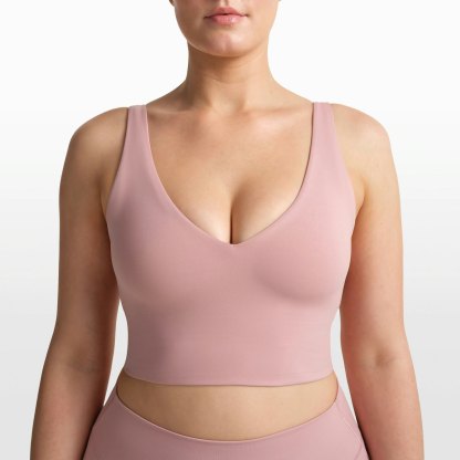 NikeSKIMS MATTE V-NECK BRA TOP - HIMALAYAN - image 48