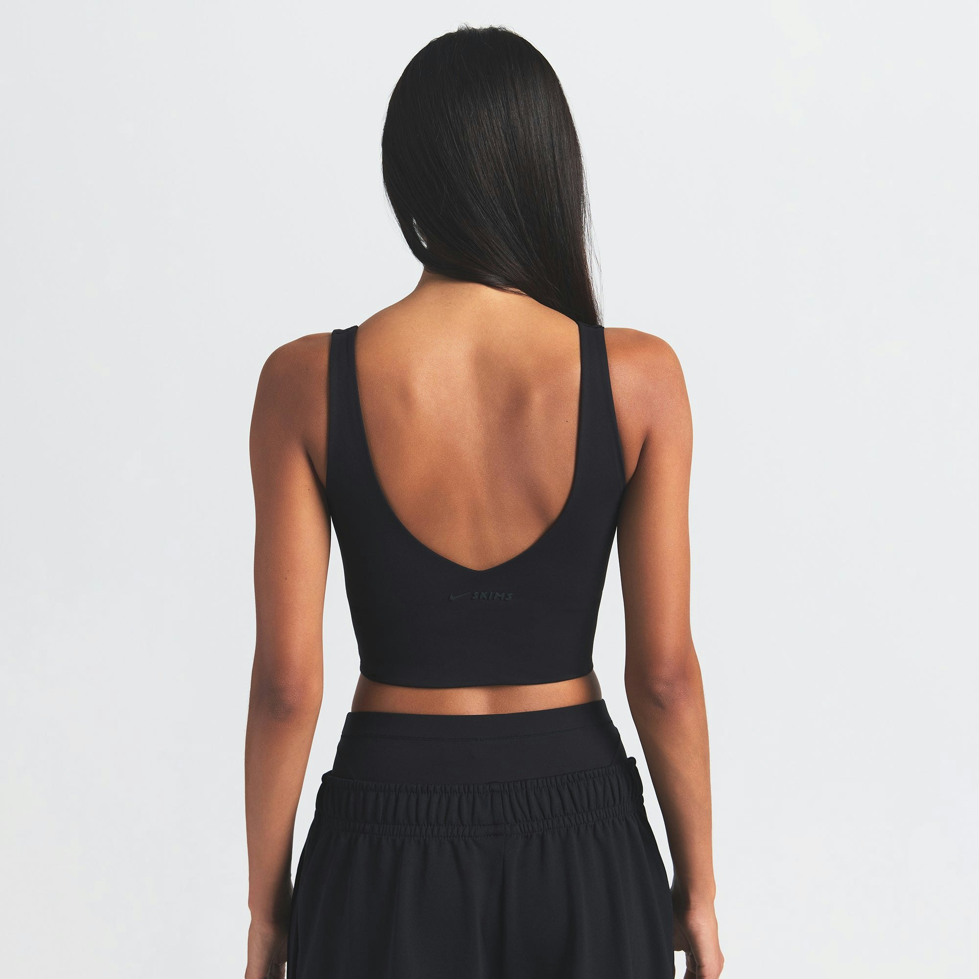 NikeSKIMS MATTE V-NECK BRA TOP - OBSIDIAN - image 40