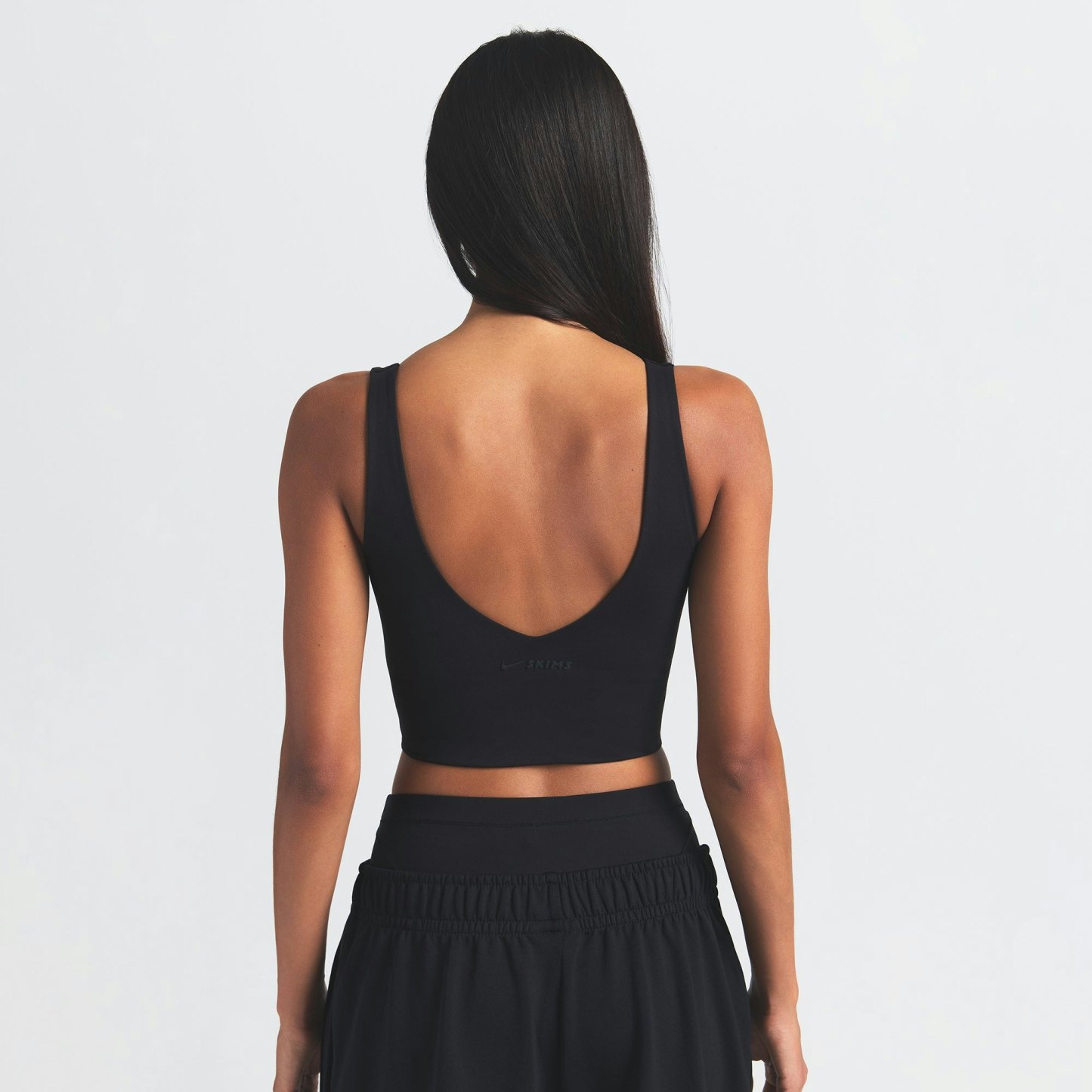 NikeSKIMS MATTE V-NECK BRA TOP - OBSIDIAN - image 40