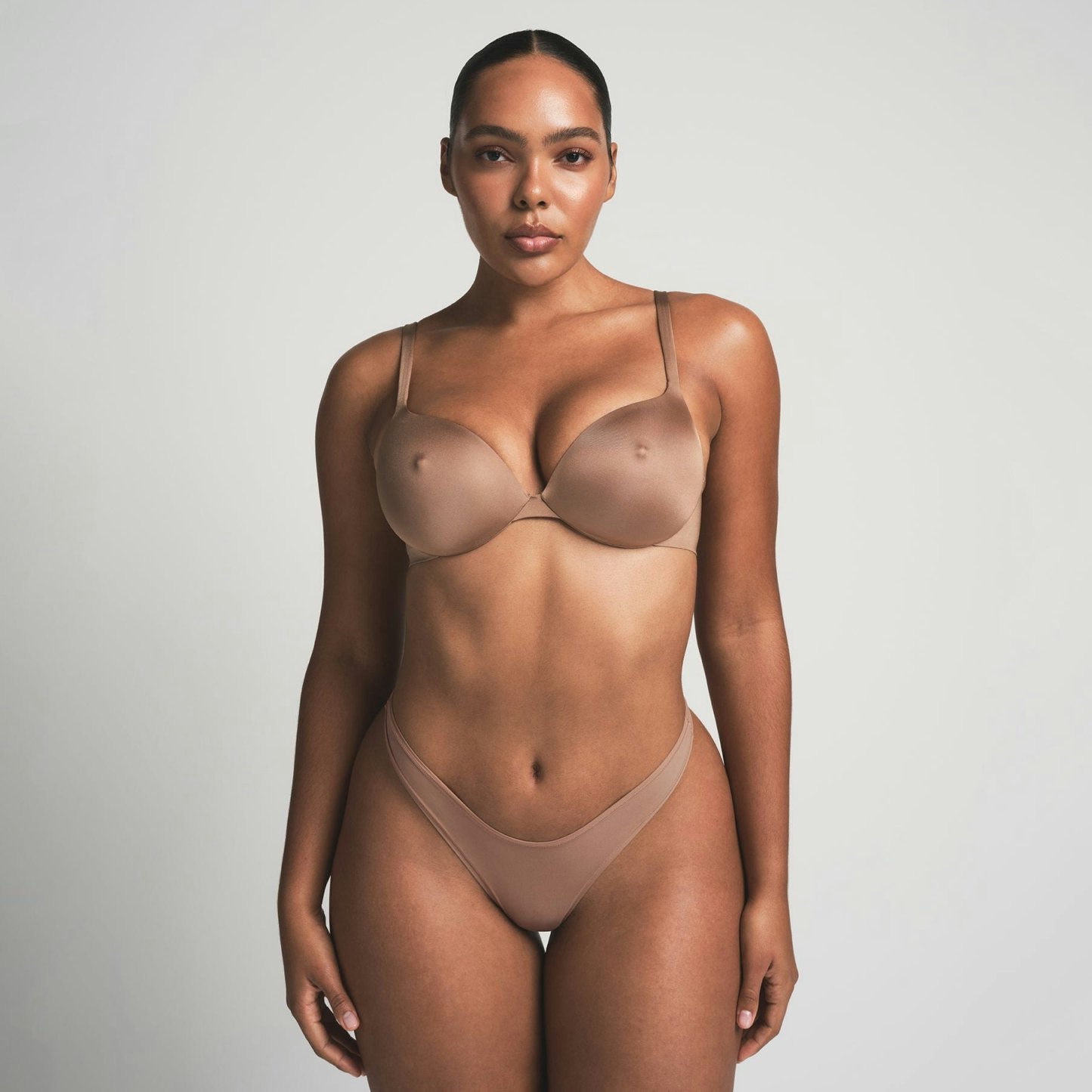 SKIMS ULTIMATE NIPPLE PUSH-UP BRA - SIENNA - image 28
