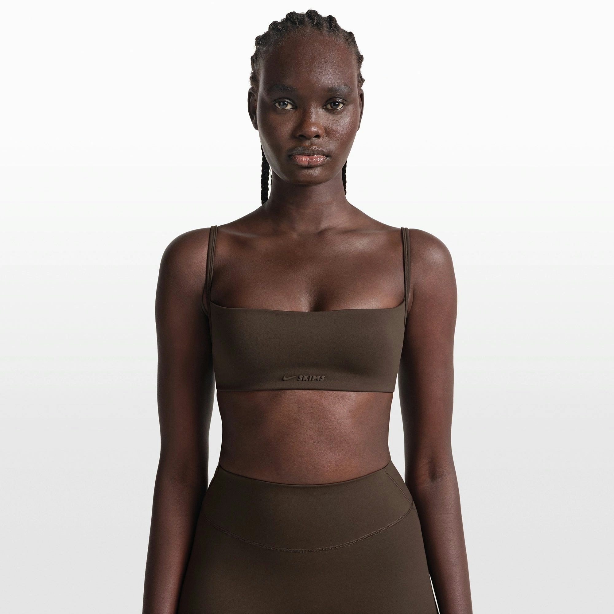 NikeSKIMS MATTE MICRO BRA - DARK SEPIA - image 2