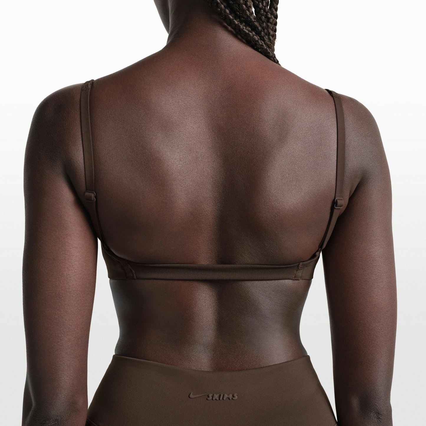 NikeSKIMS MATTE MICRO BRA - DARK SEPIA - image 5