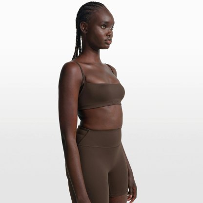 NikeSKIMS MATTE MICRO BRA - DARK SEPIA - image 3