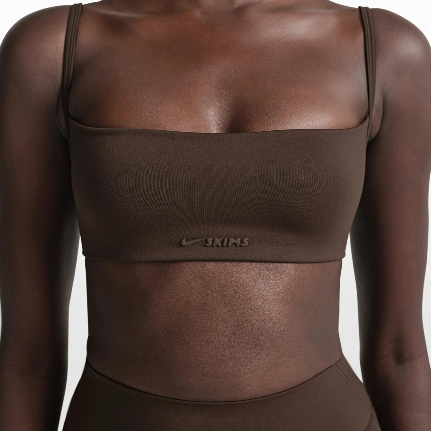 NikeSKIMS MATTE MICRO BRA - DARK SEPIA - image 4