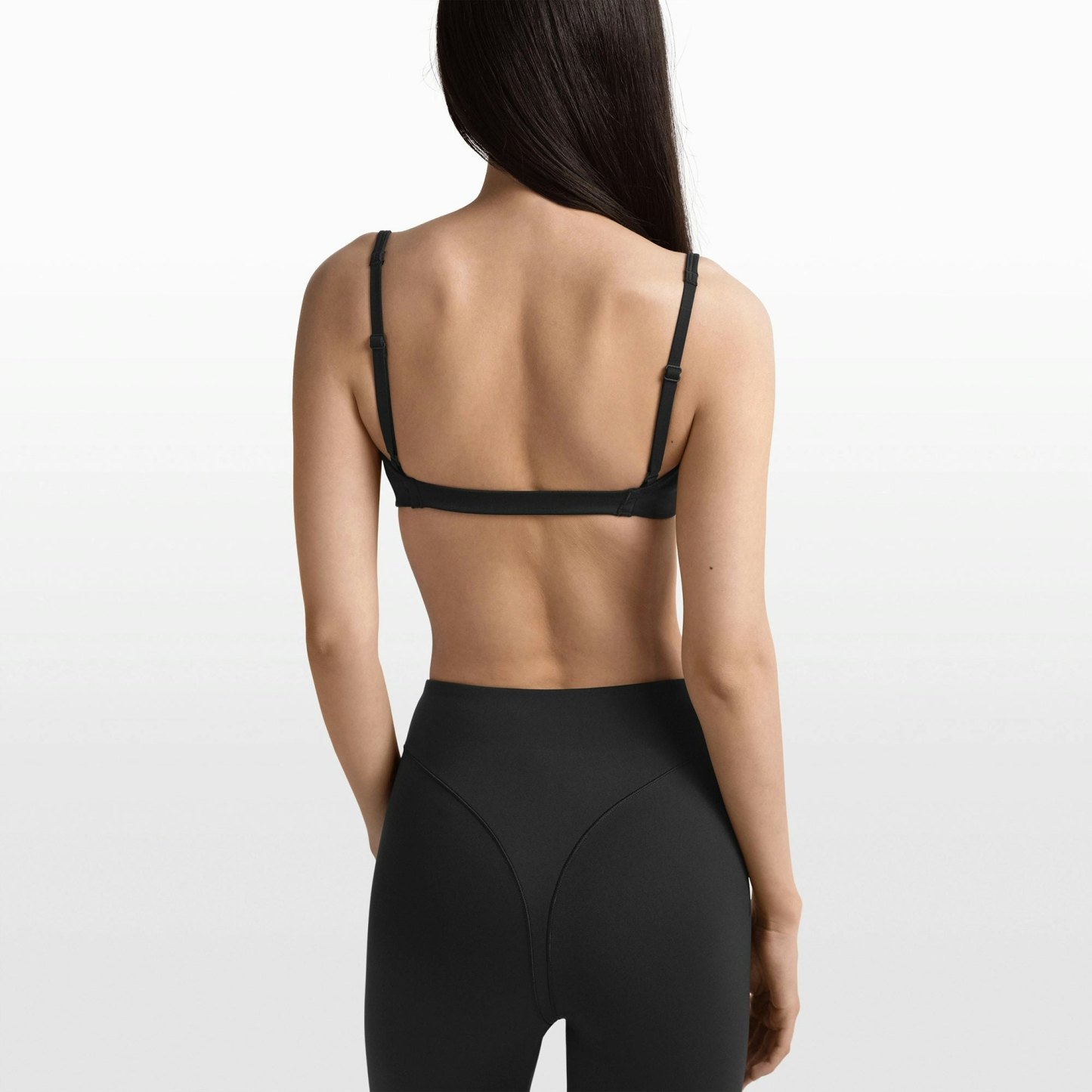 NikeSKIMS MATTE MICRO BRA - OBSIDIAN - image 20