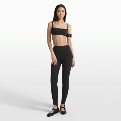 NikeSKIMS MATTE MICRO BRA - OBSIDIAN - image 17