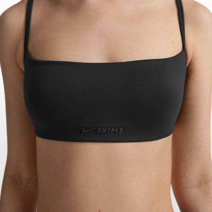 NikeSKIMS MATTE MICRO BRA - OBSIDIAN - image 19