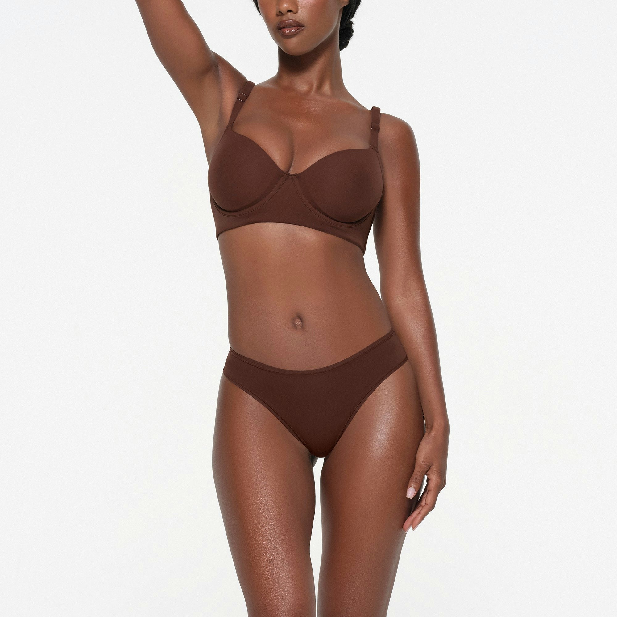 FITS EVERYBODY BACK SMOOTHING FULL COVERAGE BRA - COCOA - image 30