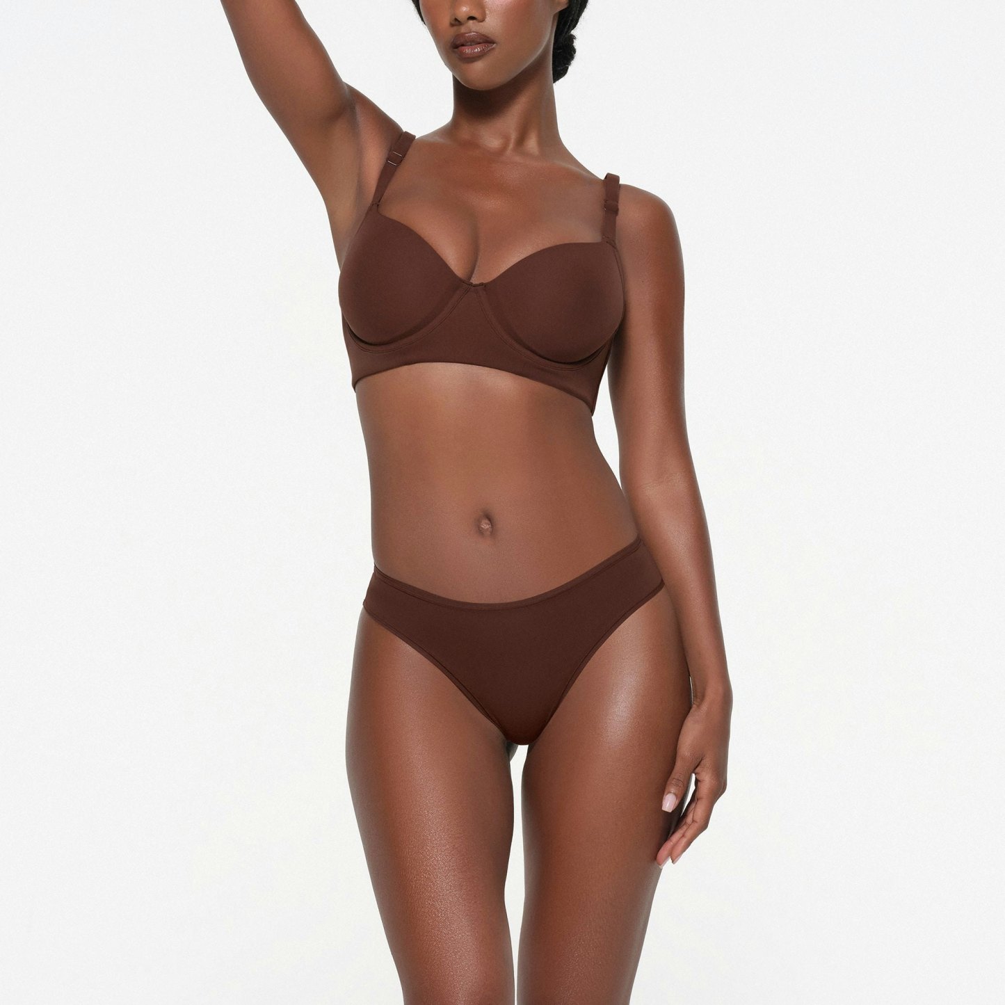 FITS EVERYBODY BACK SMOOTHING FULL COVERAGE BRA - COCOA - image 30
