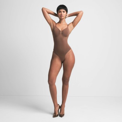 SEAMLESS SCULPT BRIEF BODYSUIT - JASPER