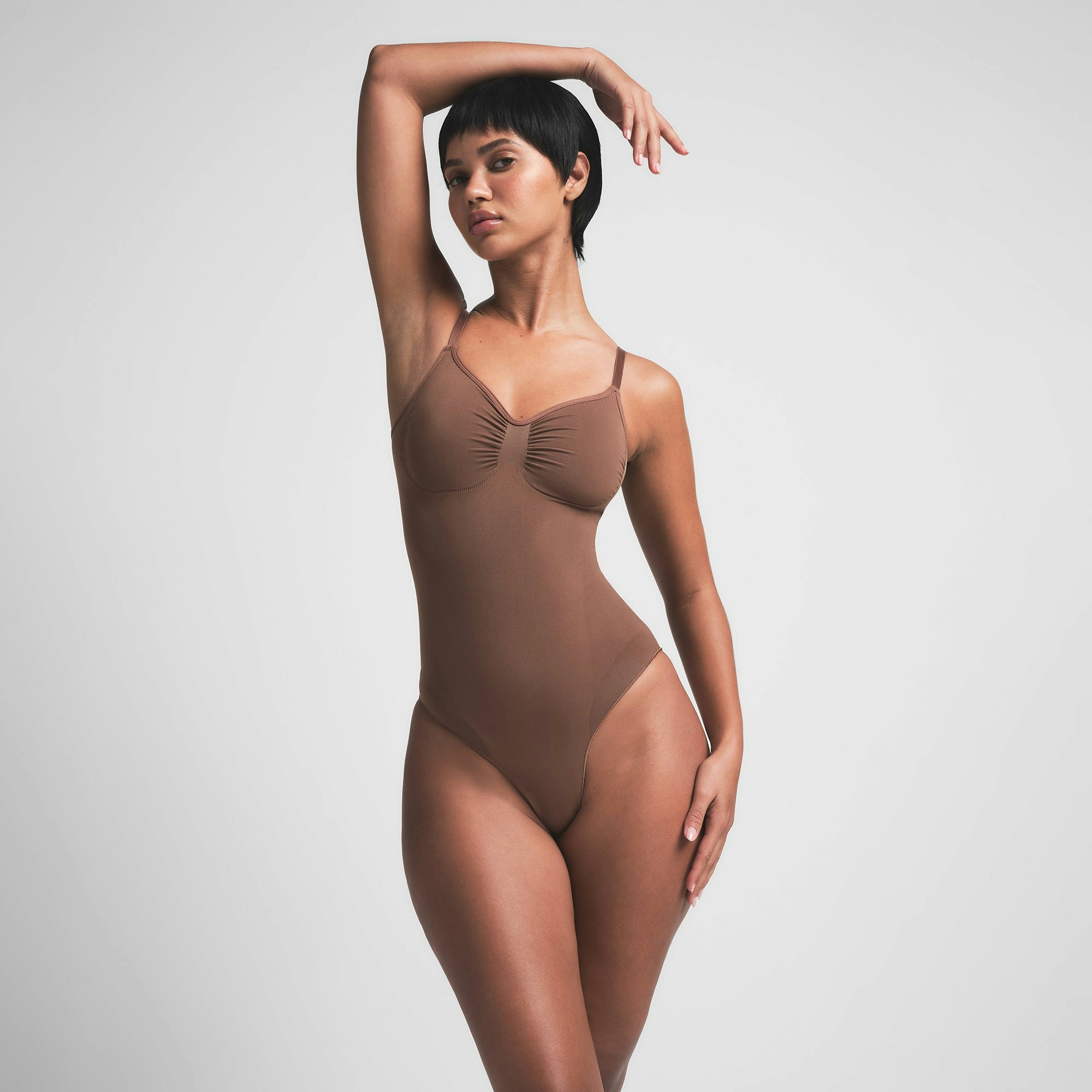 SEAMLESS SCULPT BRIEF BODYSUIT - JASPER