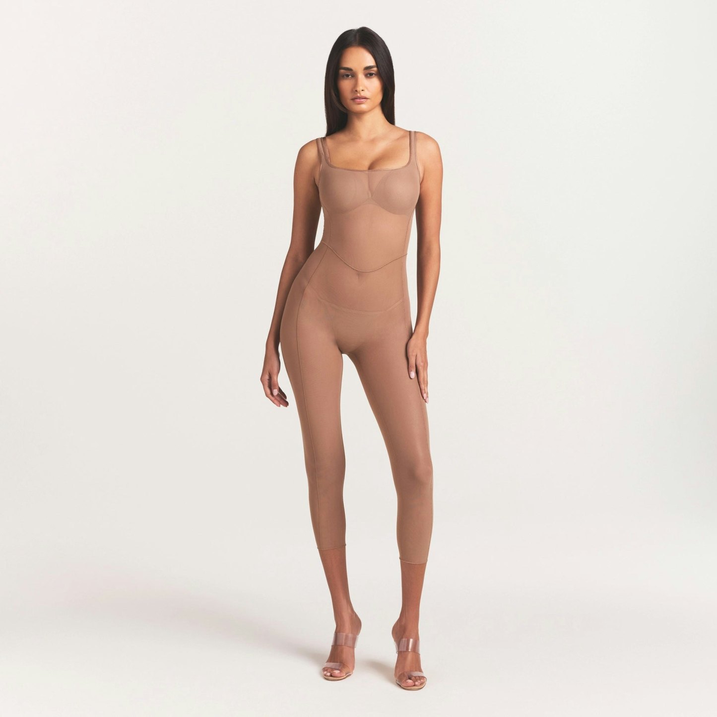 POWER MESH SHAPEWEAR CATSUIT - SIENNA