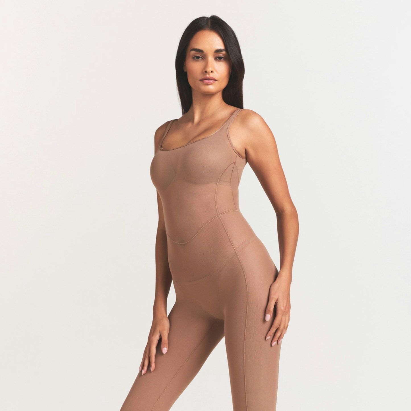 POWER MESH SHAPEWEAR CATSUIT - SIENNA