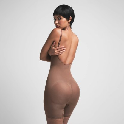 SEAMLESS SCULPT LOW BACK MID THIGH BODYSUIT - JASPER