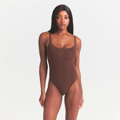 FITS EVERYBODY SQUARE NECK BODYSUIT - COCOA - image 37