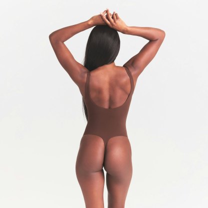 FITS EVERYBODY SQUARE NECK BODYSUIT - COCOA - image 38