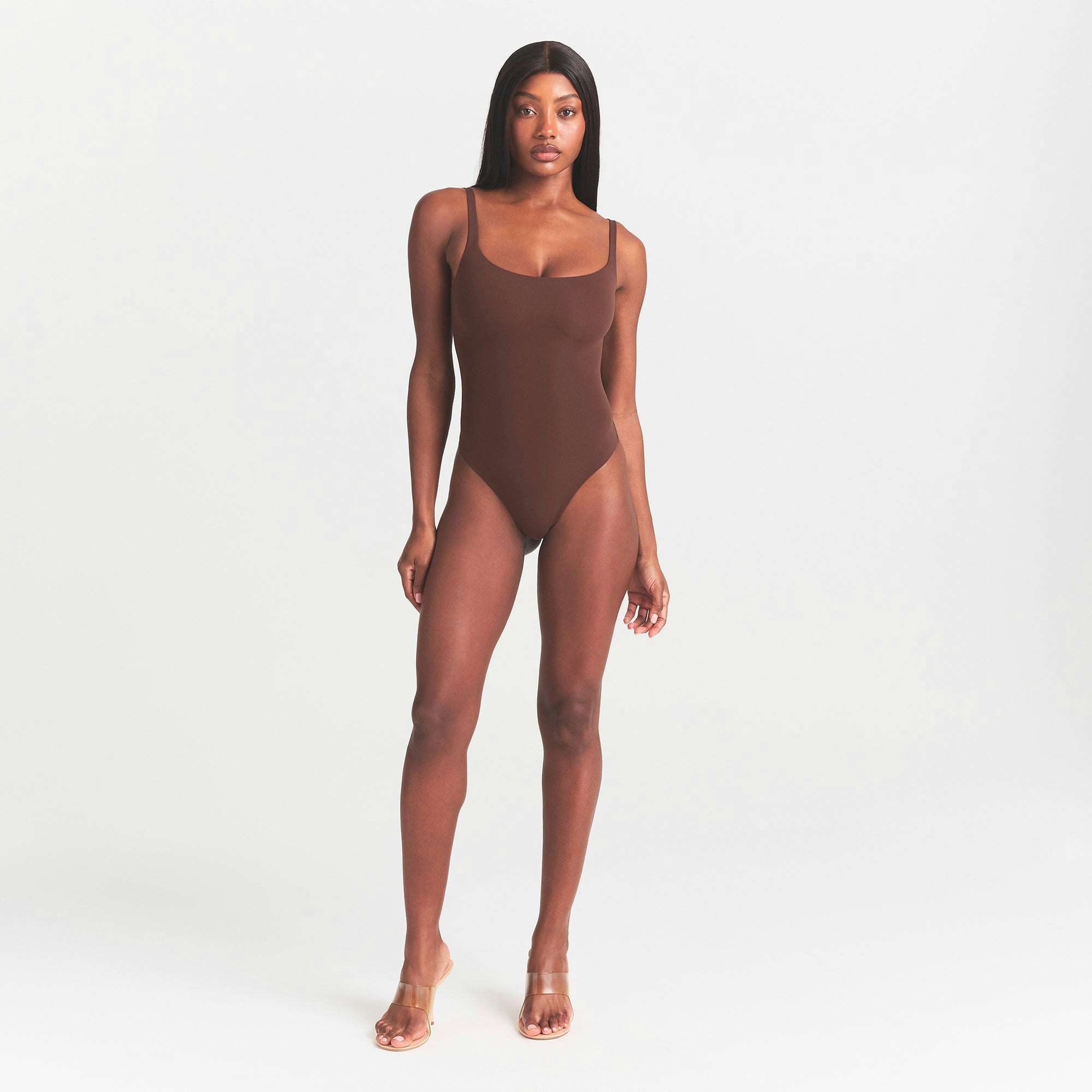 FITS EVERYBODY SQUARE NECK BODYSUIT - COCOA - image 36