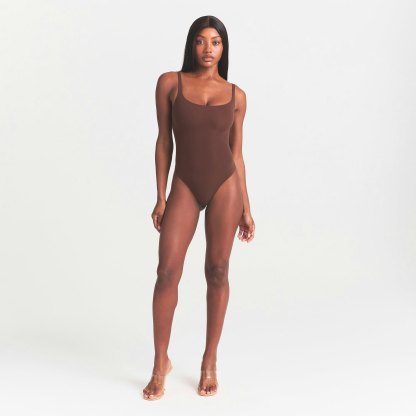 FITS EVERYBODY SQUARE NECK BODYSUIT - COCOA - image 36