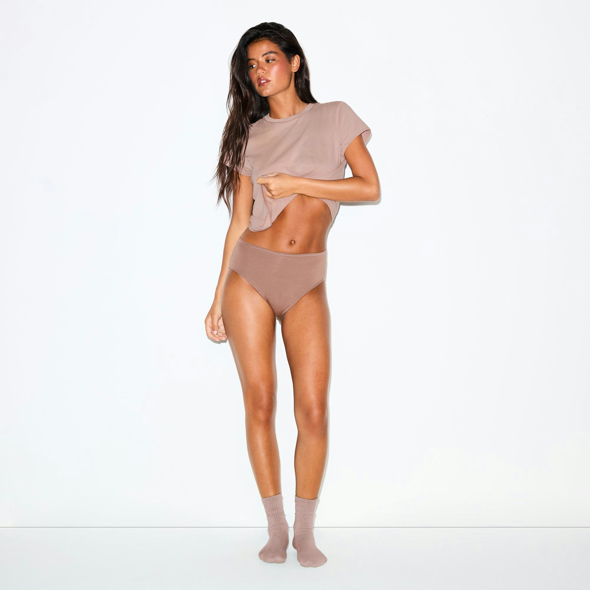 PERIOD PANTIES BRIEF - UMBER