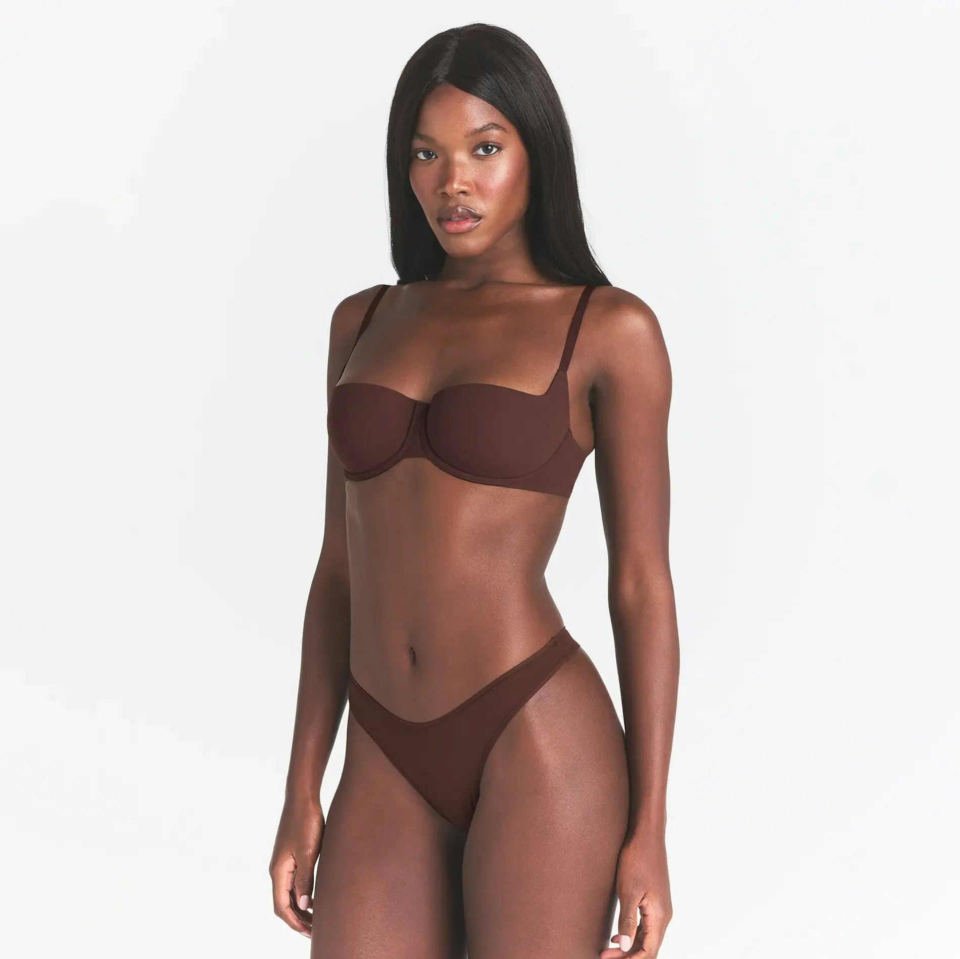 FITS EVERYBODY BALCONETTE BRA - COCOA - image 24