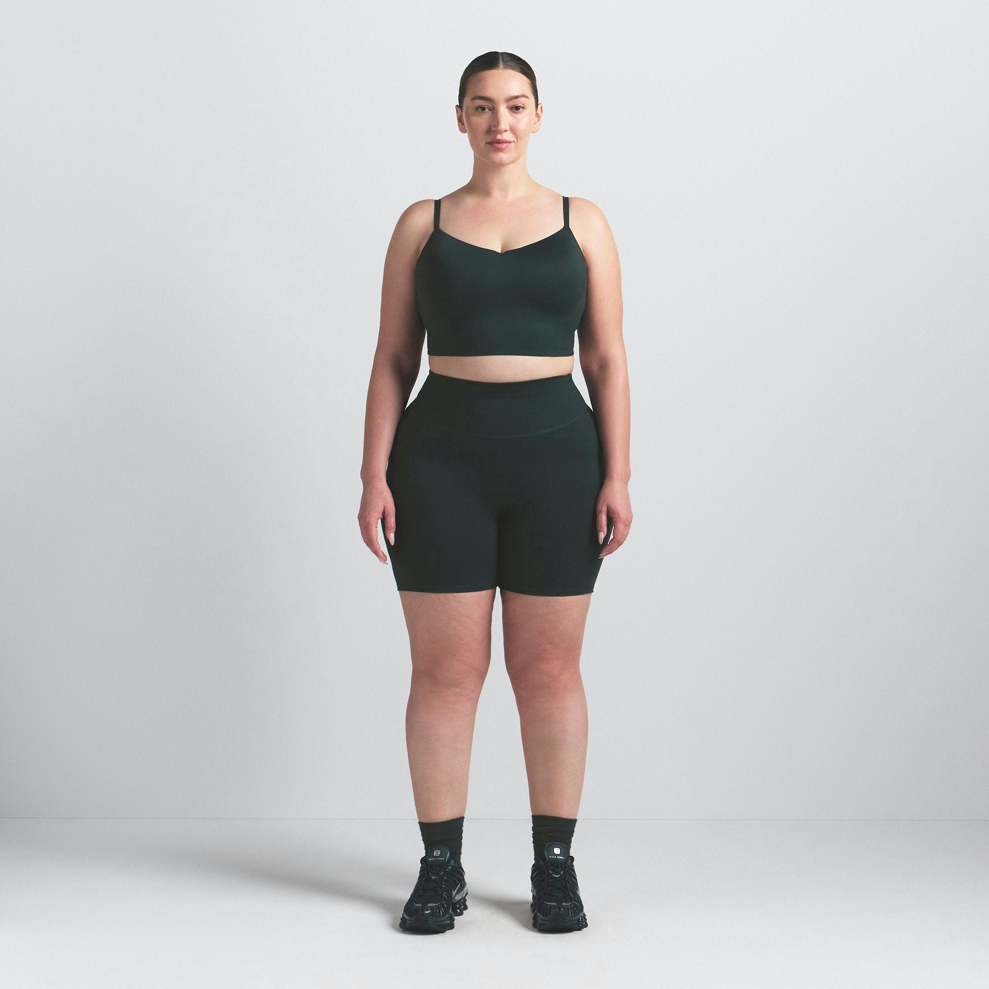 NikeSKIMS MATTE 5" BIKER SHORT - DARK TEAL - image 33