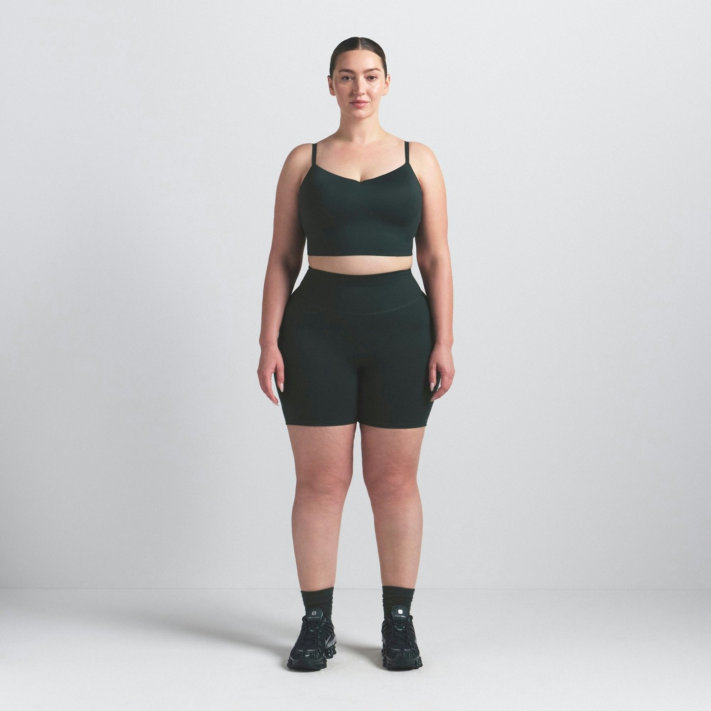 NikeSKIMS MATTE 5" BIKER SHORT - DARK TEAL - image 33