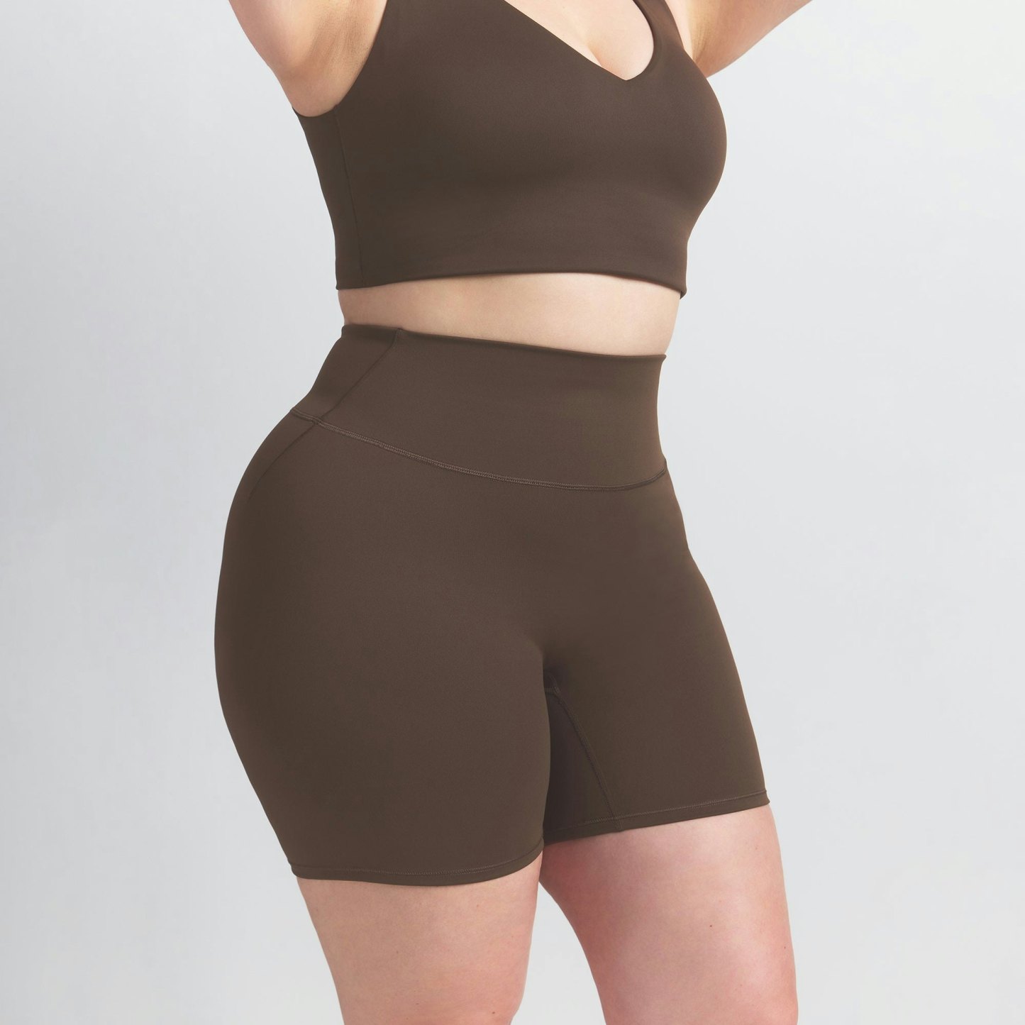 NikeSKIMS MATTE 5" BIKER SHORT - DARK SEPIA - image 21