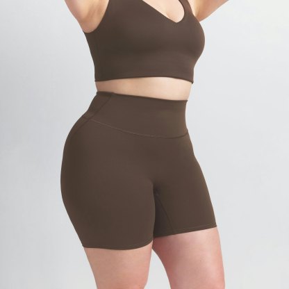 NikeSKIMS MATTE 5" BIKER SHORT - DARK SEPIA - image 21