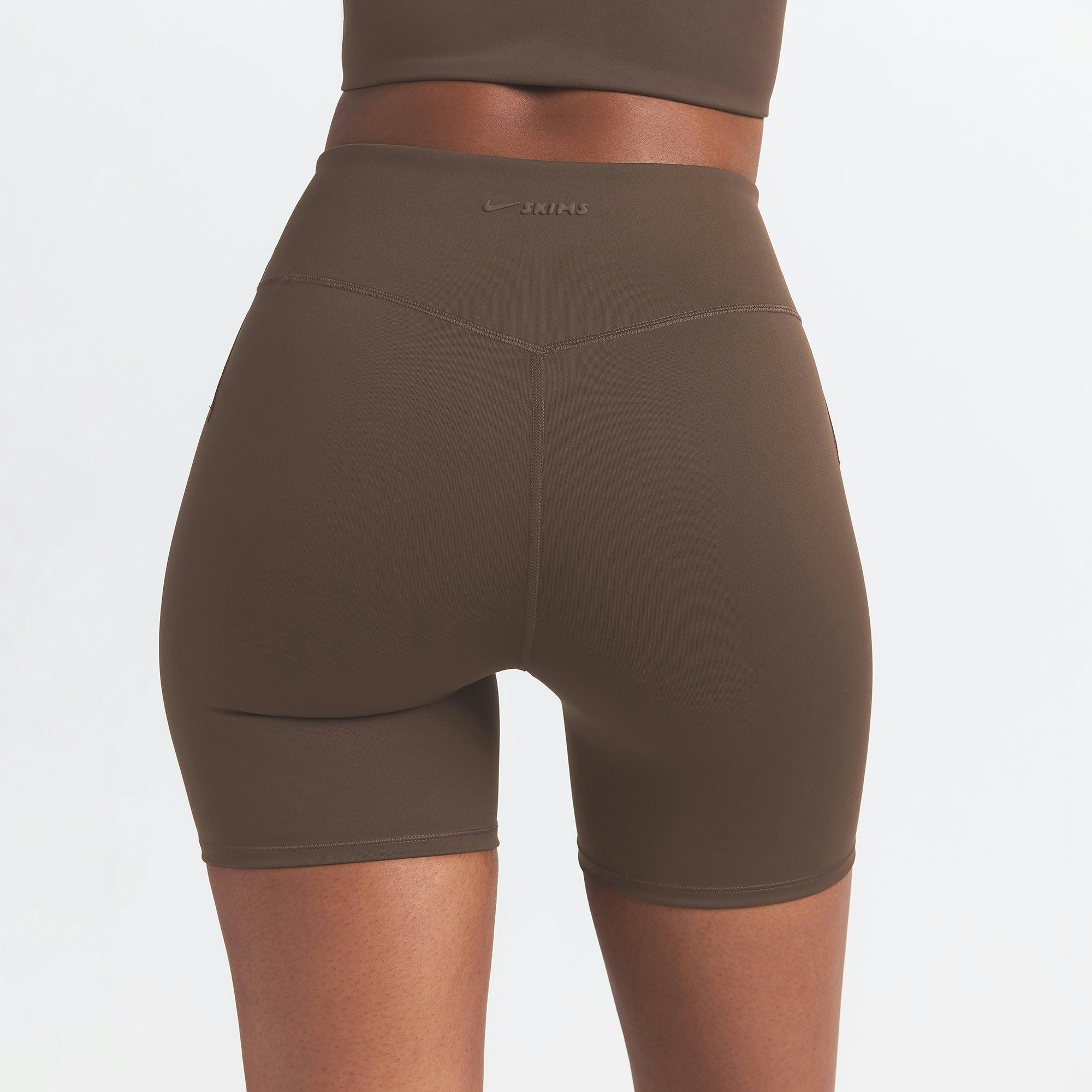 NikeSKIMS MATTE 5" BIKER SHORT - DARK SEPIA - image 19