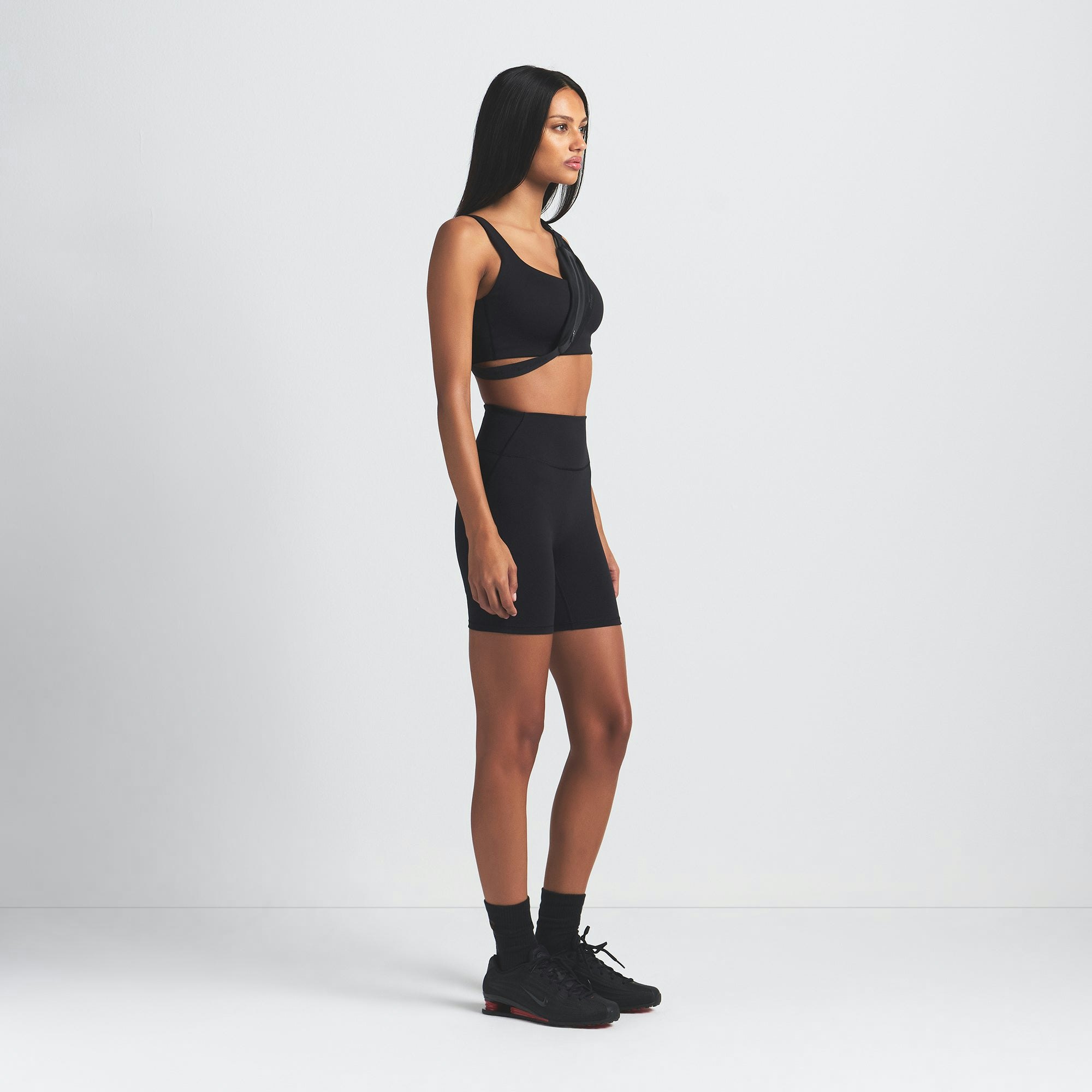 NikeSKIMS MATTE 5" BIKER SHORT - OBSIDIAN - image 4