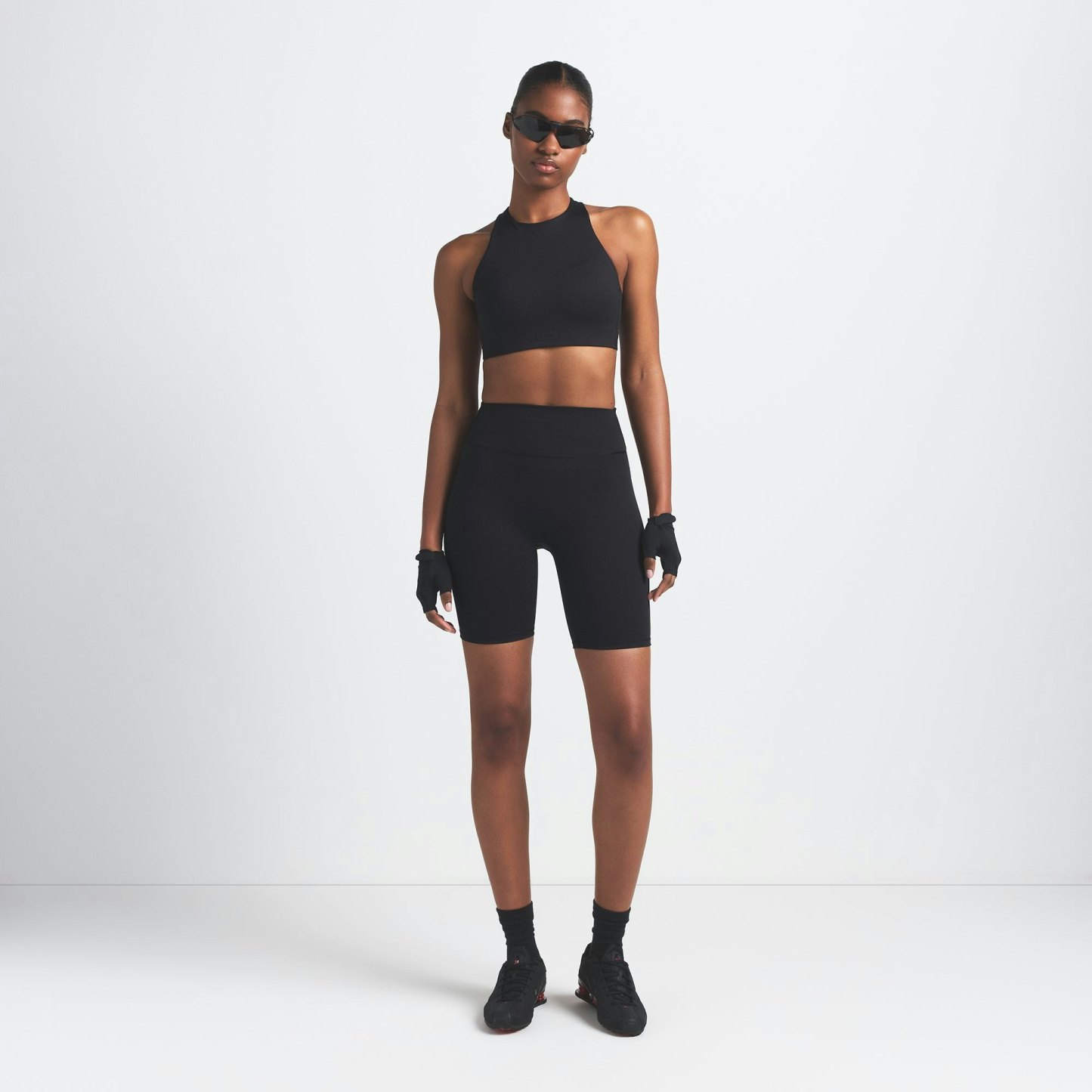 NikeSKIMS MATTE 7" BIKER SHORT - OBSIDIAN