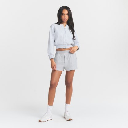 COTTON RIB LOOSE BOXER - LIGHT HEATHER GREY - image 25
