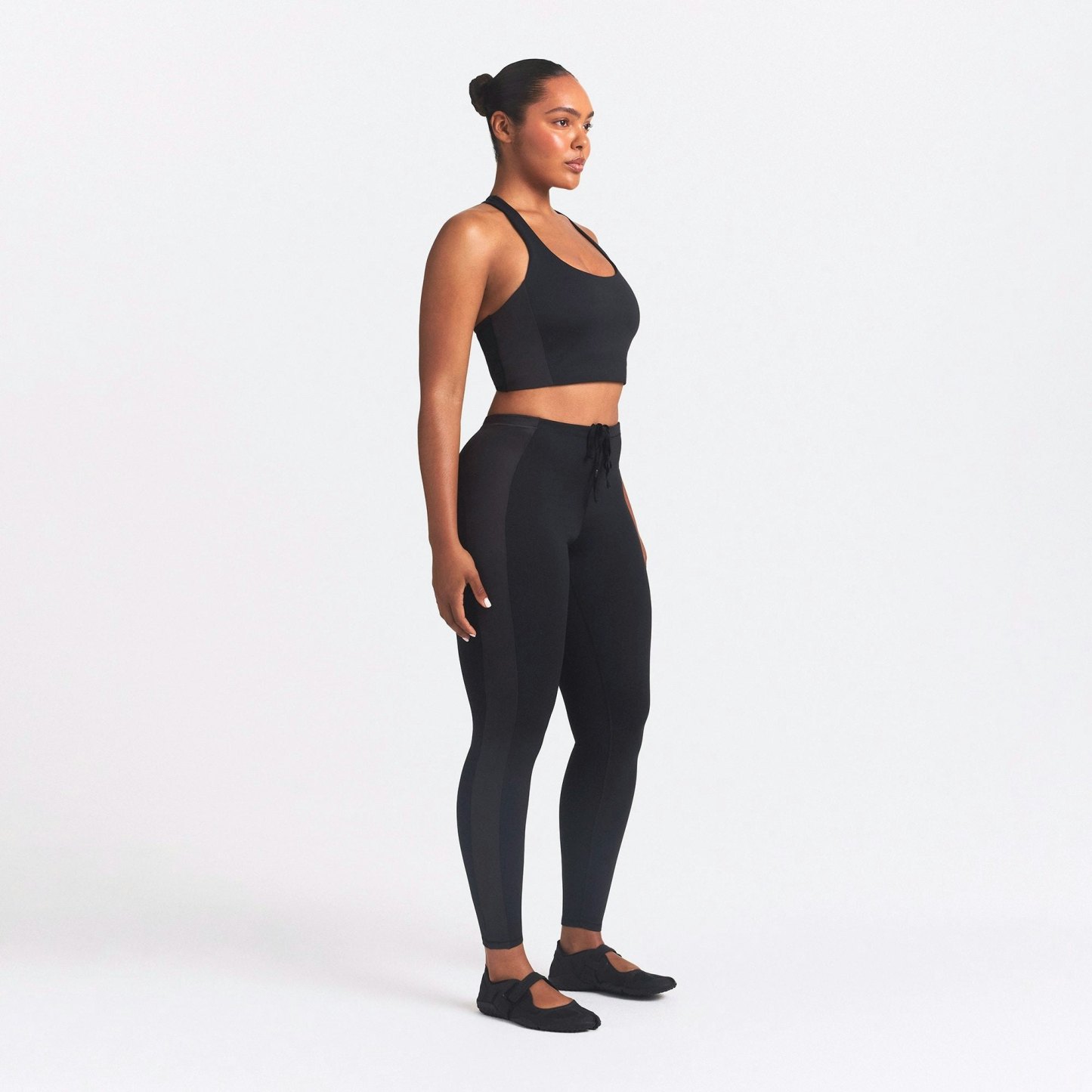 NikeSKIMS MATTE SHINE MIX 29" LEGGING - OBSIDIAN AND IGNEOUS - image 10