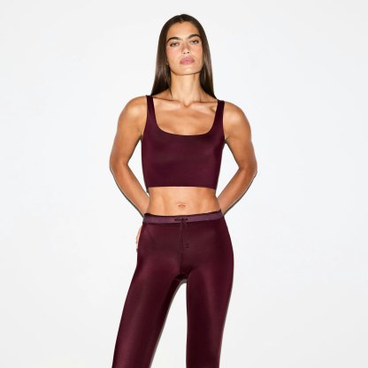 NikeSKIMS SHINE DRAWCORD 26" LEGGING - CURRANT - image 18