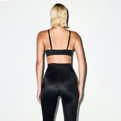 NikeSKIMS SHINE DRAWCORD 26" LEGGING - OBSIDIAN - image 3