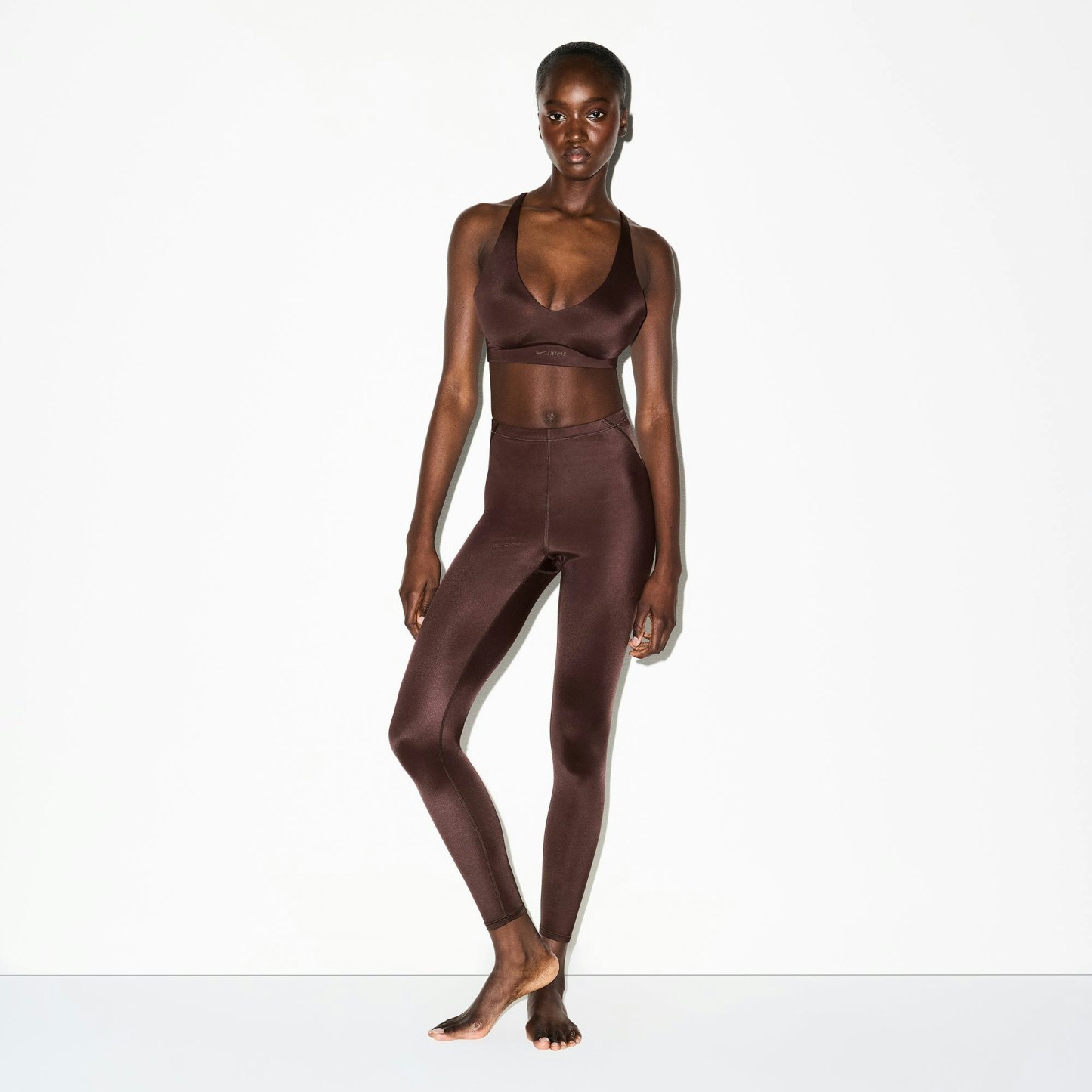 NikeSKIMS SHINE DRAWCORD 26" LEGGING - PHOENIX - image 13