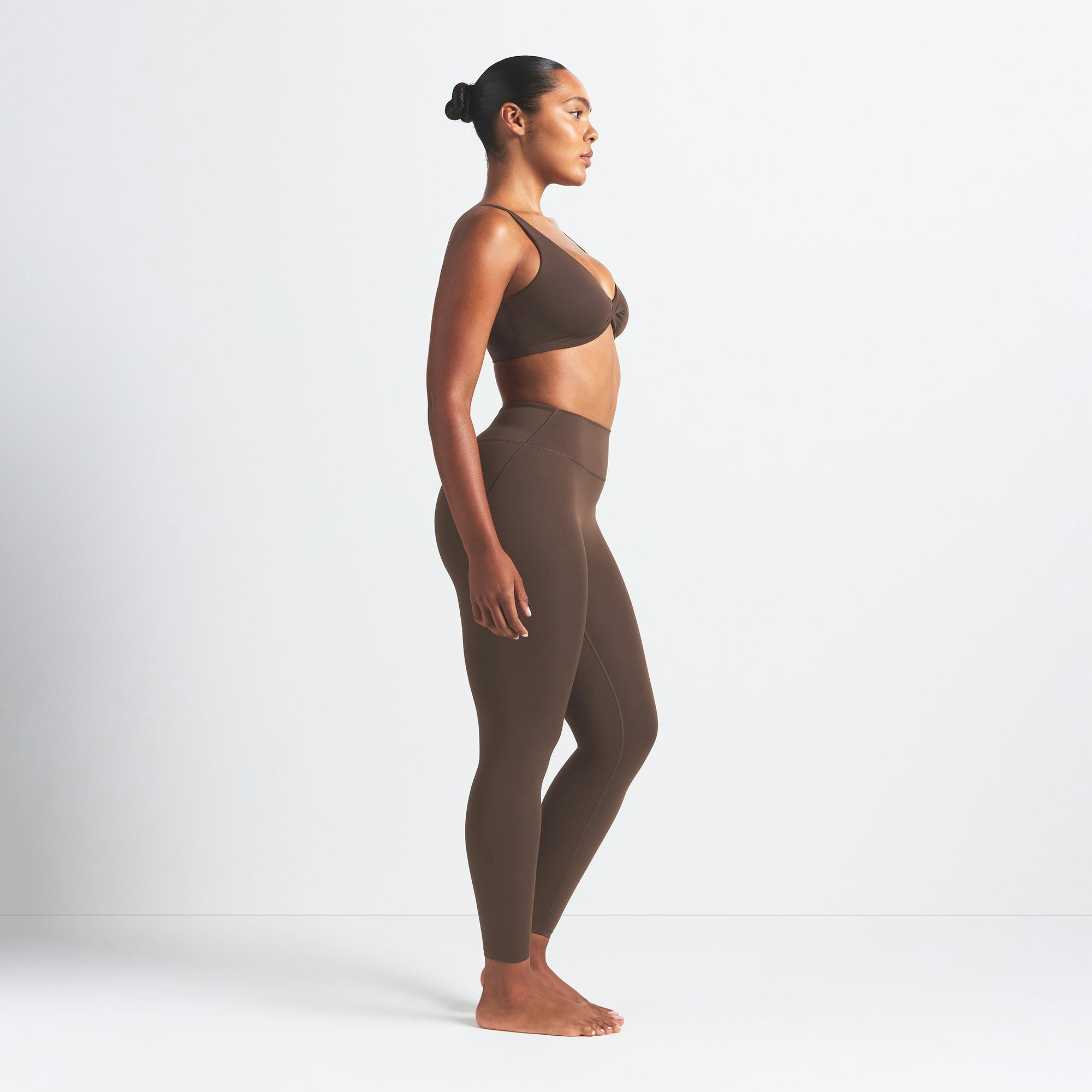 NikeSKIMS MATTE 26" LEGGING - DARK SEPIA - image 25