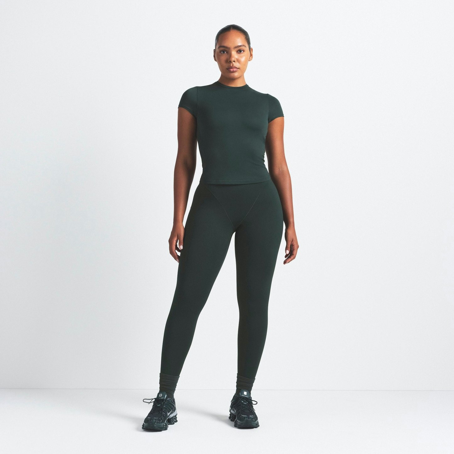 NikeSKIMS MATTE V-LINE 26" LEGGING - DARK TEAL - image 25