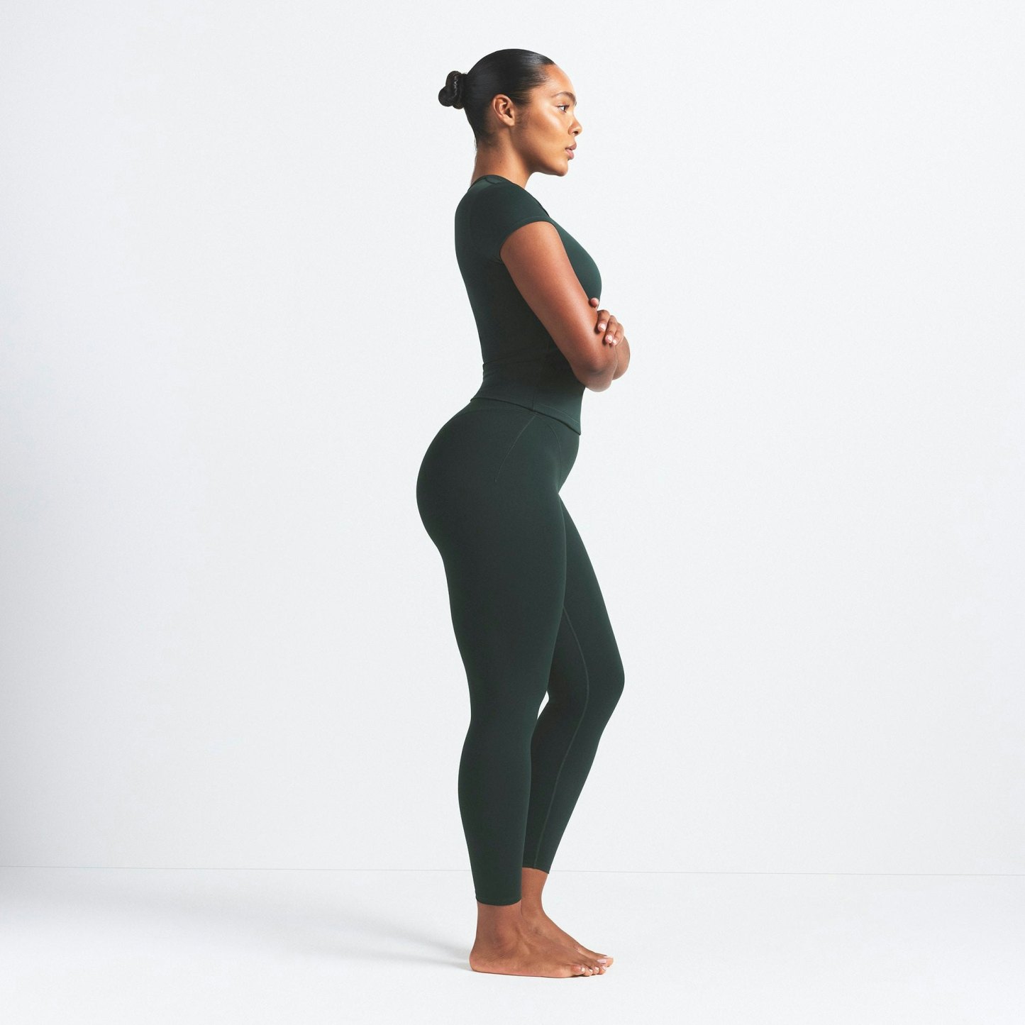 NikeSKIMS MATTE V-LINE 26" LEGGING - DARK TEAL - image 23