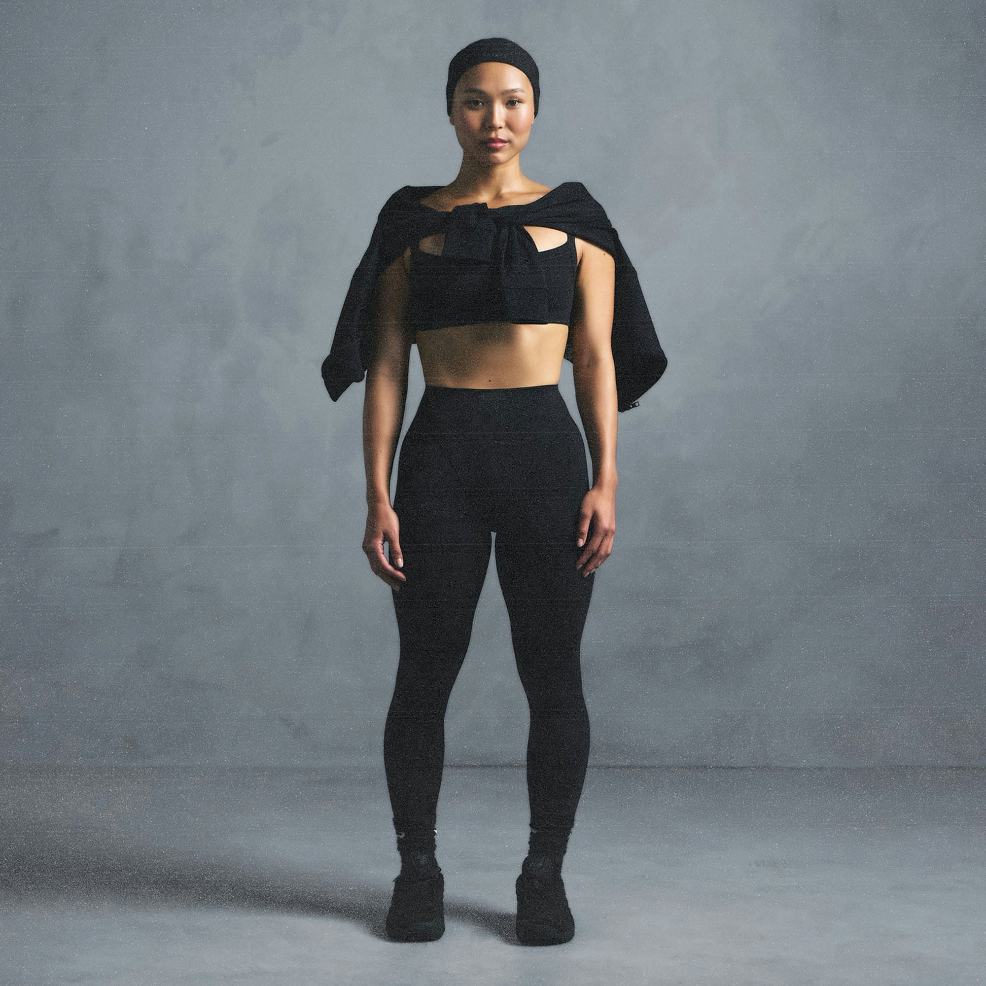 NikeSKIMS MATTE V-LINE 26" LEGGING - OBSIDIAN - image 7